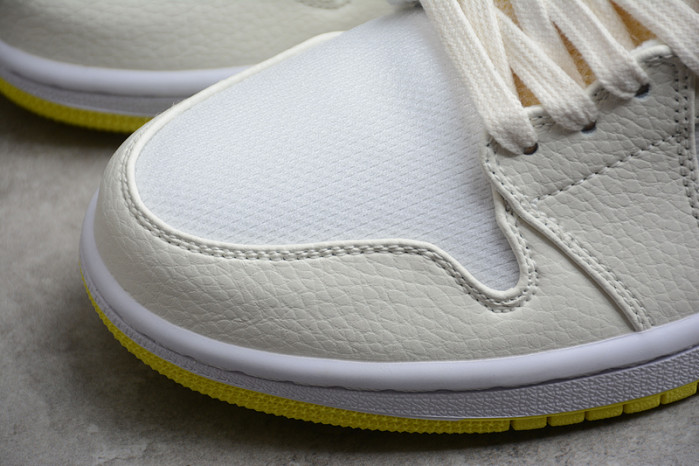 air jordan 1 mid se voltage yellow" db2822-107