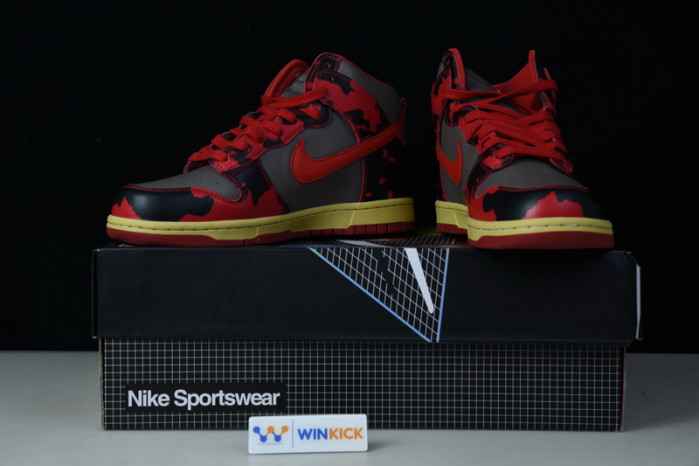 nike dunk high 1985 red acid wash dd9404-600
