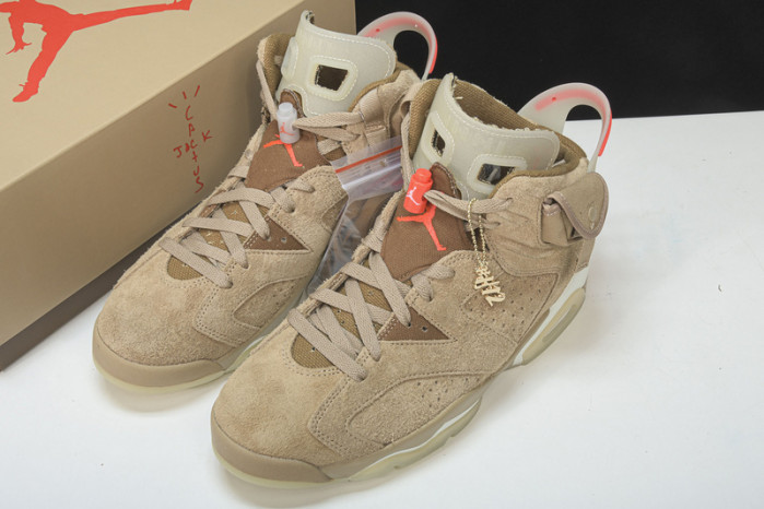 travis scott x air jordan 6 “british khaki” dh0690-200