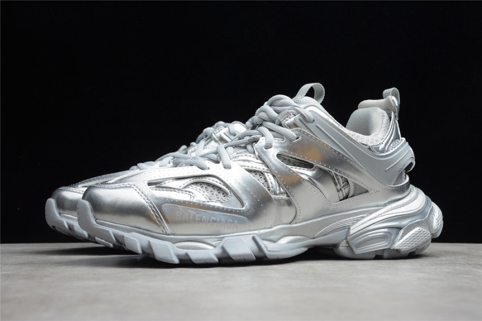 bl tess s. gomma trek low sneakers silver 042103