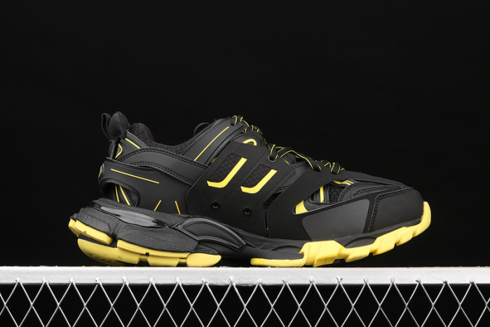 bl tess s. gomma trek low sneakers black yellow 112302