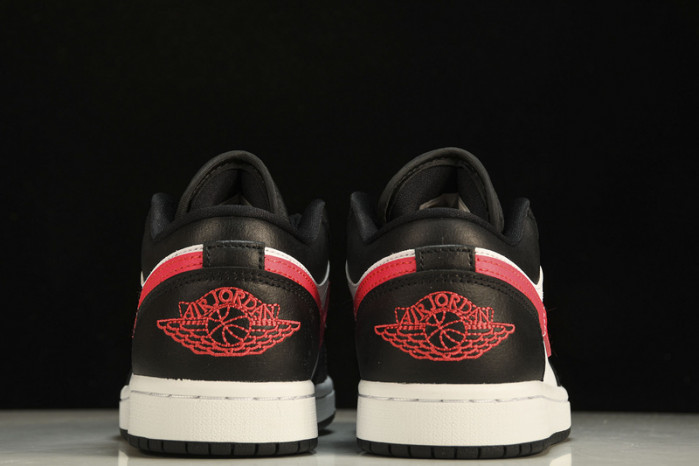jordan 1 low black siren red dc0774-004