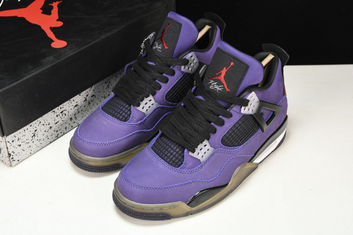 jordan 4 retro purple travis scott x aj4-766302