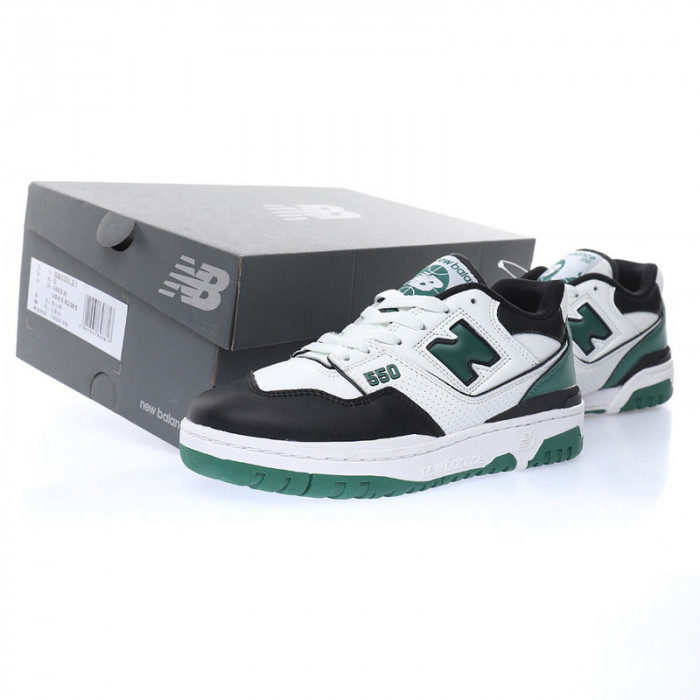 new balance 550 white green black bb550le1