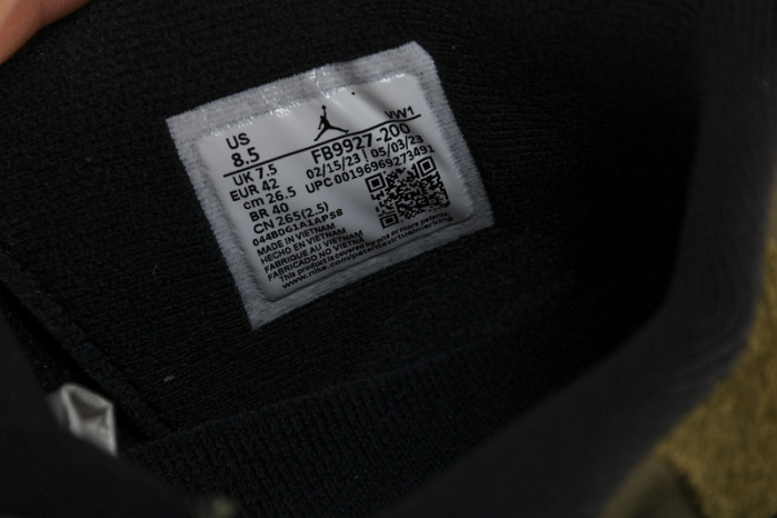 air jordan 4 craft “medium olive” fb9927-200