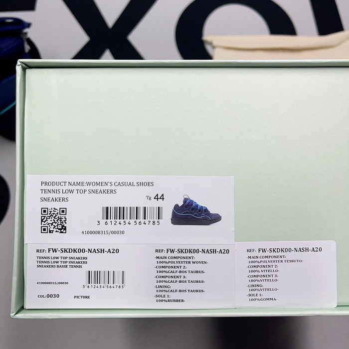 lanvin curb sneaker 111190