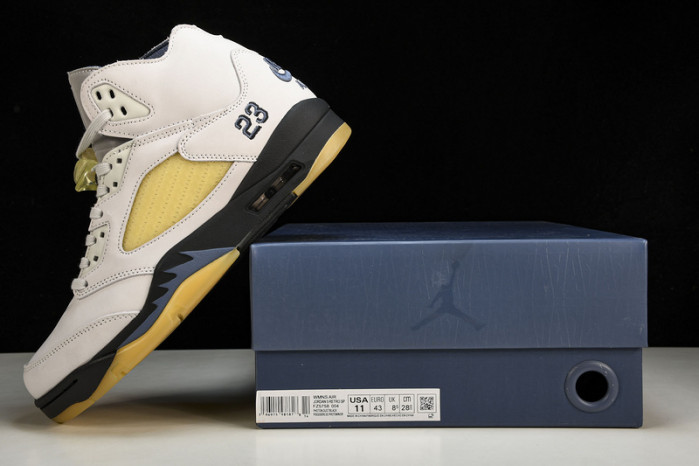 a ma maniere x air jordan 5 “diffused blue x aj5 fz5758-004