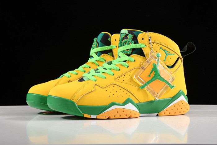 patta x air jordan 7 "oregon ducks" at3375-300