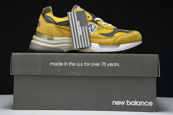 new balance 992 yellow grey m992bb