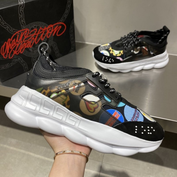vse chain reaction black sneaker