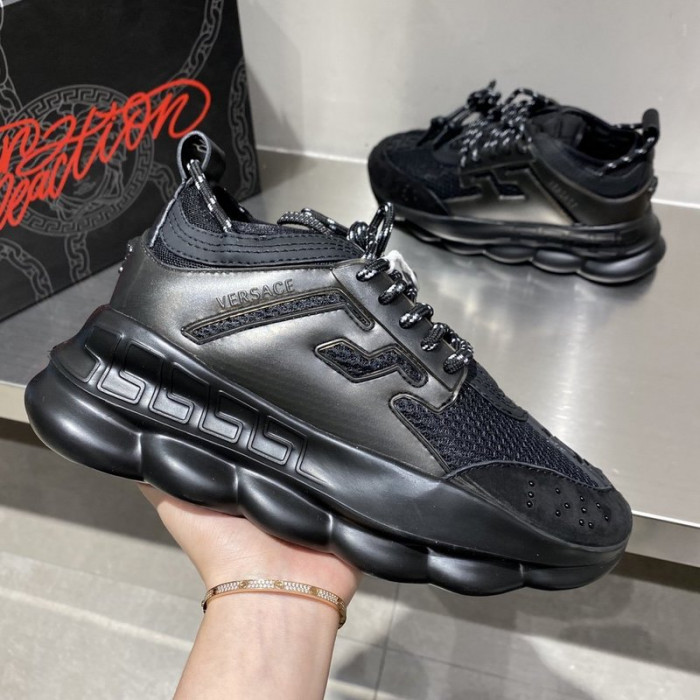 vse chain reaction black sneaker