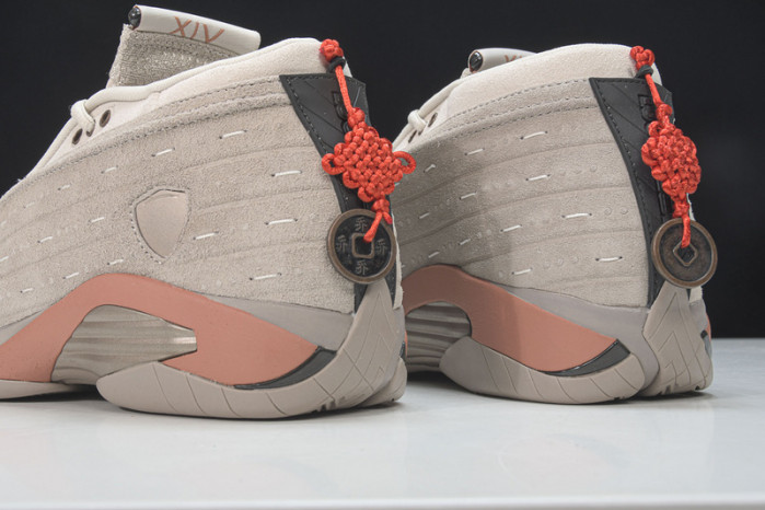 clot x air jordan 14 low sepia stone dc9857-200