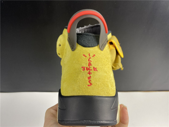 travis scott x air jordan 6 “yellow” - cn1084-300