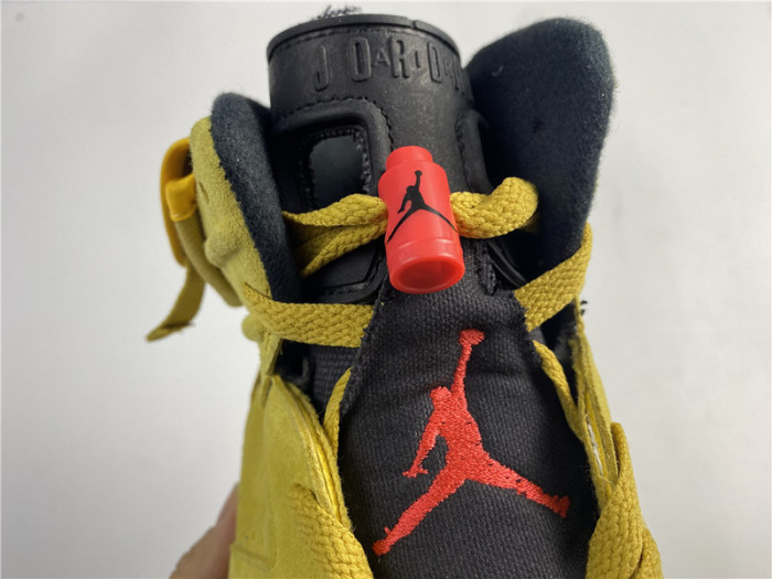 travis scott x air jordan 6 “yellow” - cn1084-300