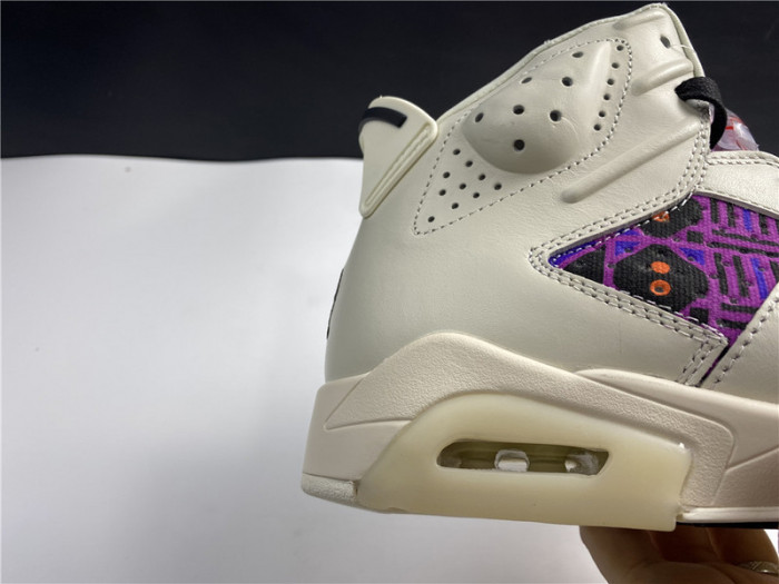 air jordan 6 retro quai54 sail black cz4152-101