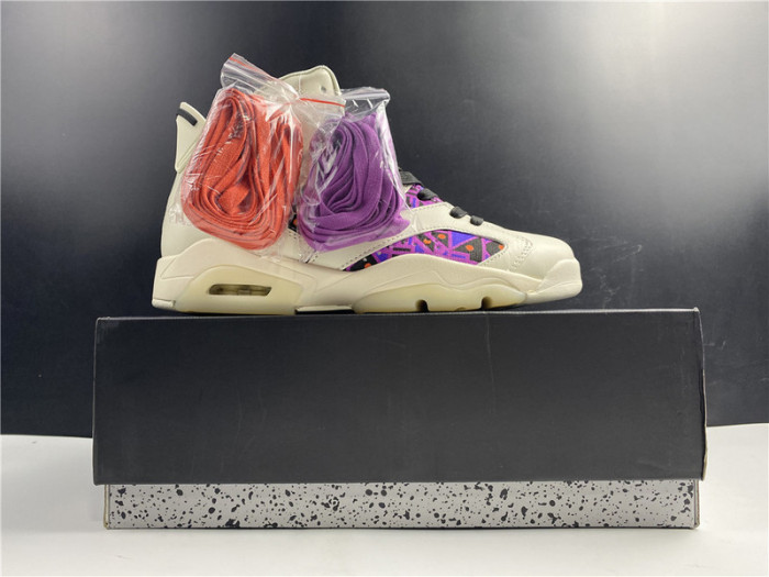 air jordan 6 retro quai54 sail black cz4152-101