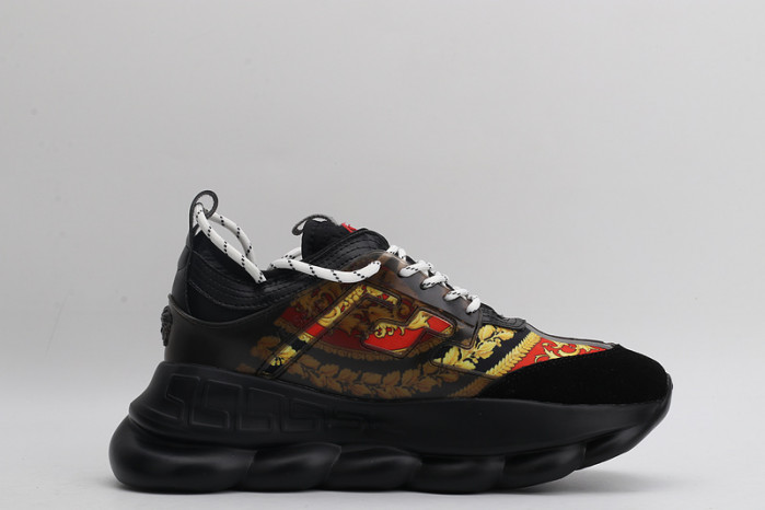 vse chain reaction black sneaker