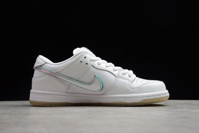 nike sb dunk low diamond S*pply co white diamond bv1310-100