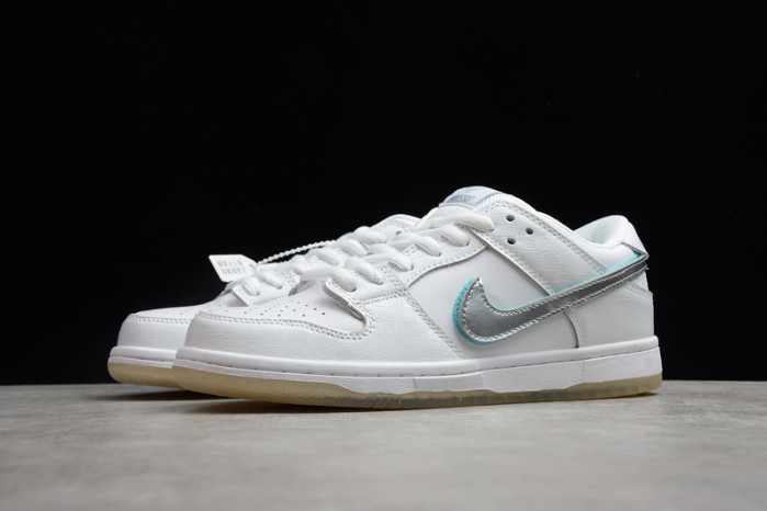 nike sb dunk low diamond S*pply co white diamond bv1310-100