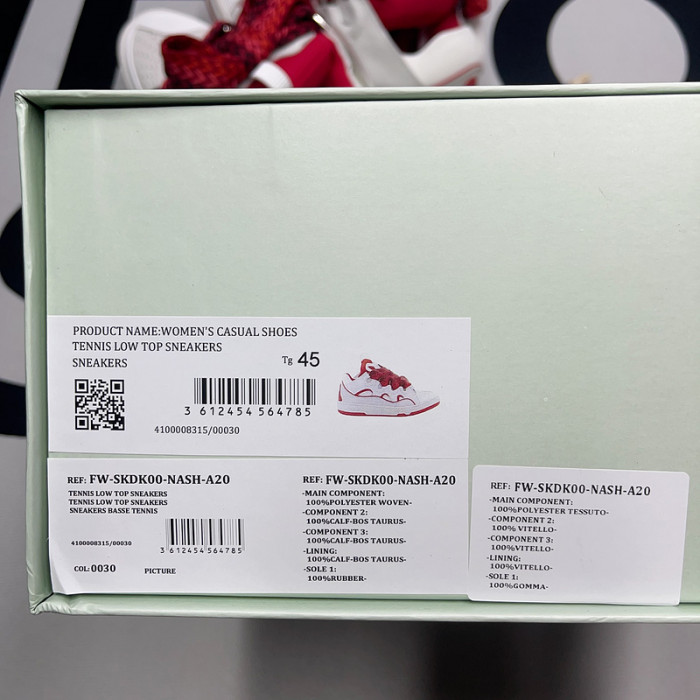 lanvin curb sneaker 111170