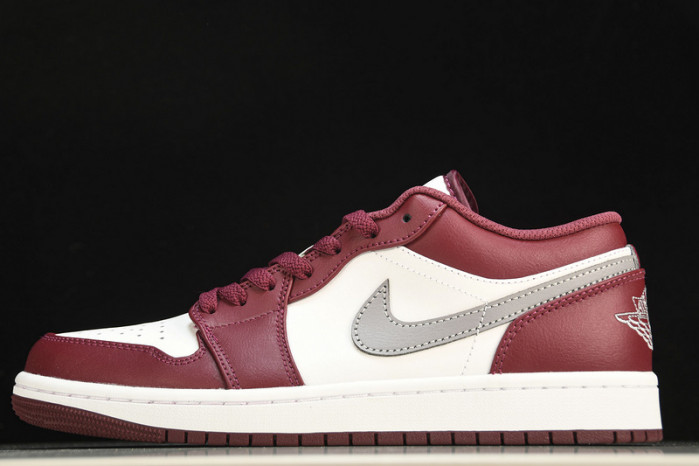 jordan 1 low white bordeaux 553558-615