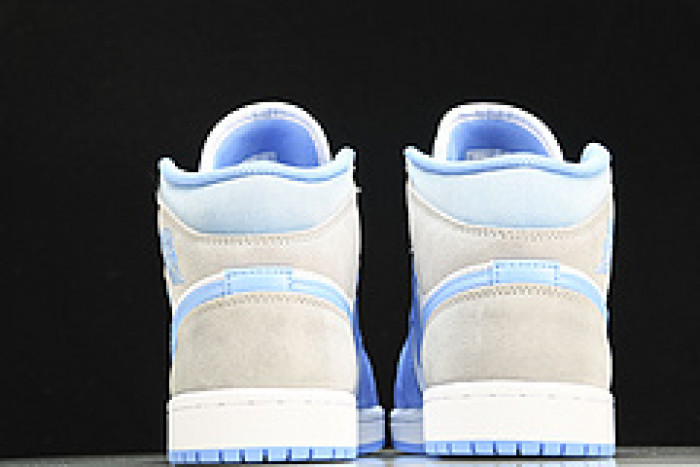 nike air jordan 1 mid university blue grey dx9276-100