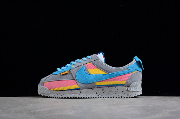 union x nike cortez blue pink dr1413-002