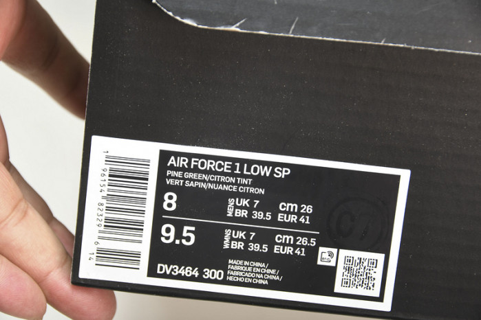 nike air force 1 low sp ambush pine green dv3464-300