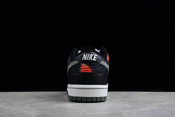 nike dunk low graffiti black red dm0108-001