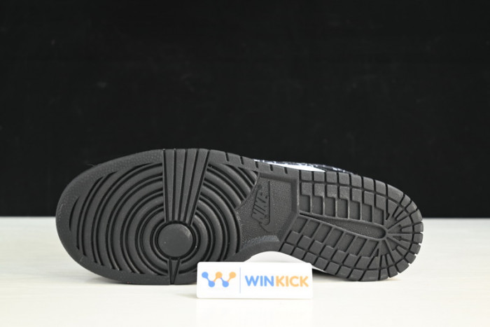 nike dunk low "black paisley
