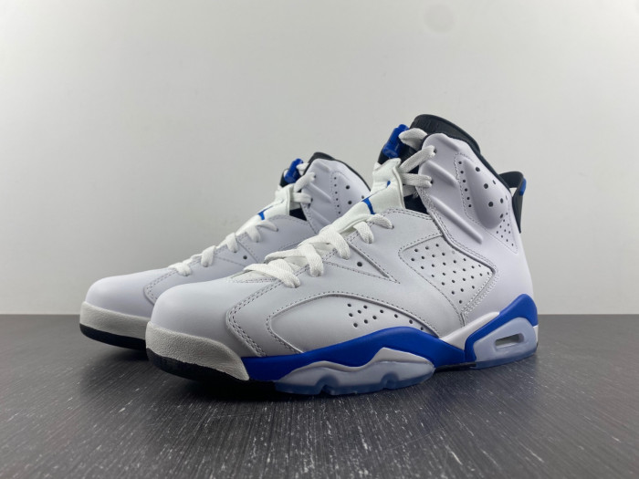 jordan 6 retro sport blue 384664-107