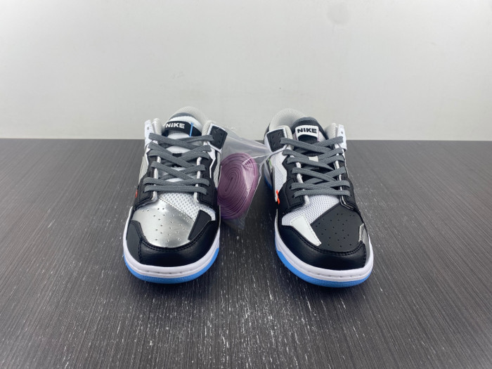 nike dunk low scrap black neutral grey university blue white dn5381-001