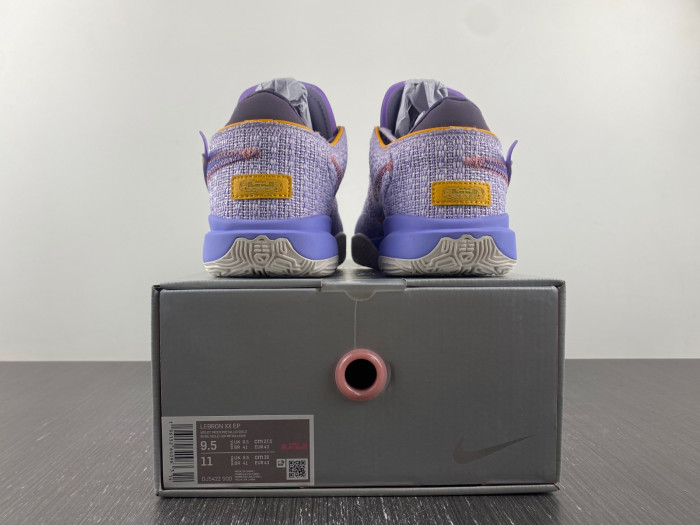 nike lebron 20 violet frost dj5422-500