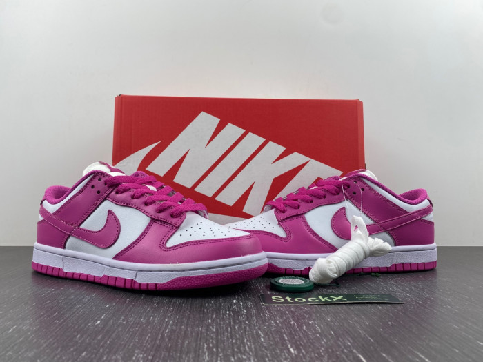 nike dunk low active fuchsia (gs) fj0704-100