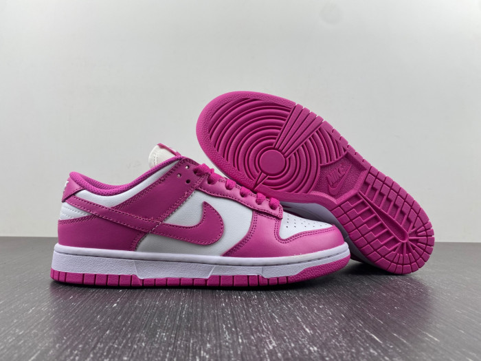 nike dunk low active fuchsia (gs) fj0704-100