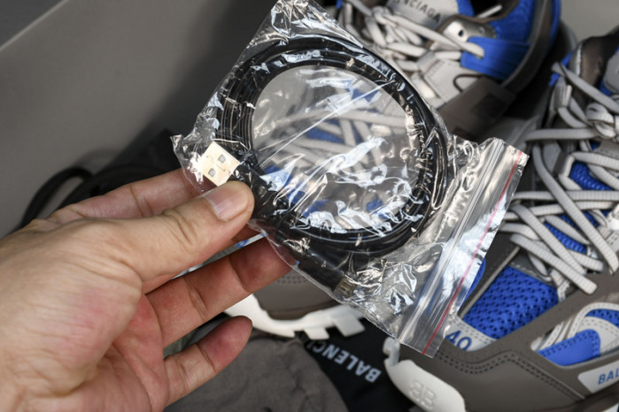 (led) bl tess s. gomma trek led light low sneakers grey blue w3ad5-4112