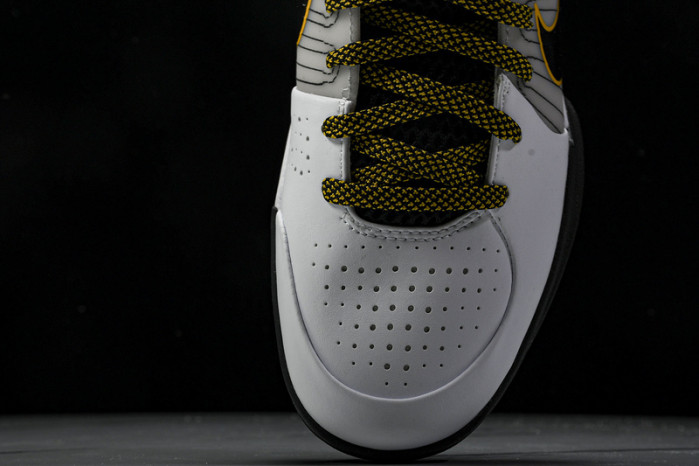 nike kobe 4 protro white black del sol av6339-101