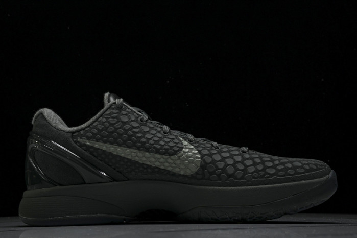 nike kobe 6 black mamba collection fade to black 869457-007