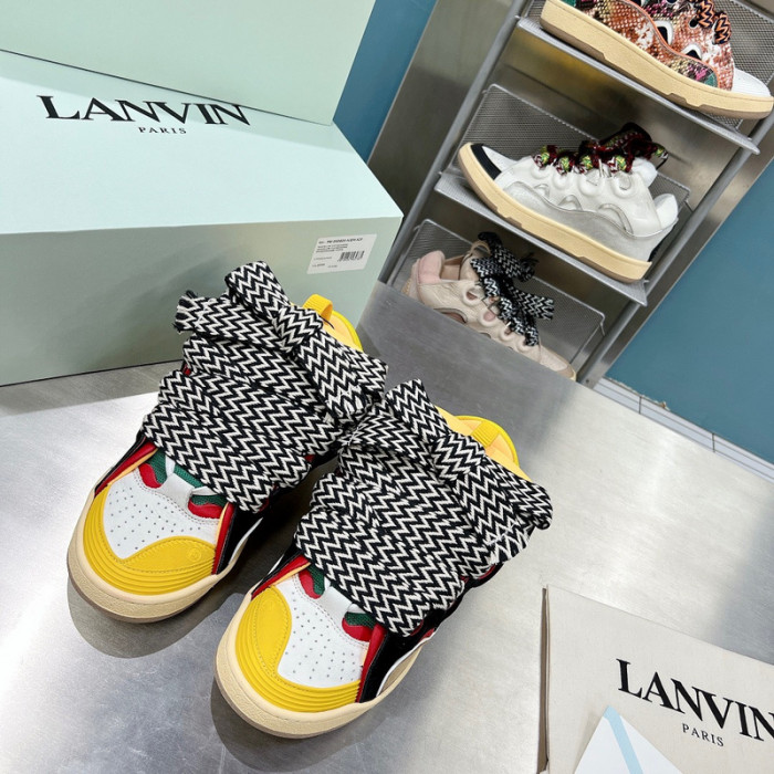 lanvin curb sneaker