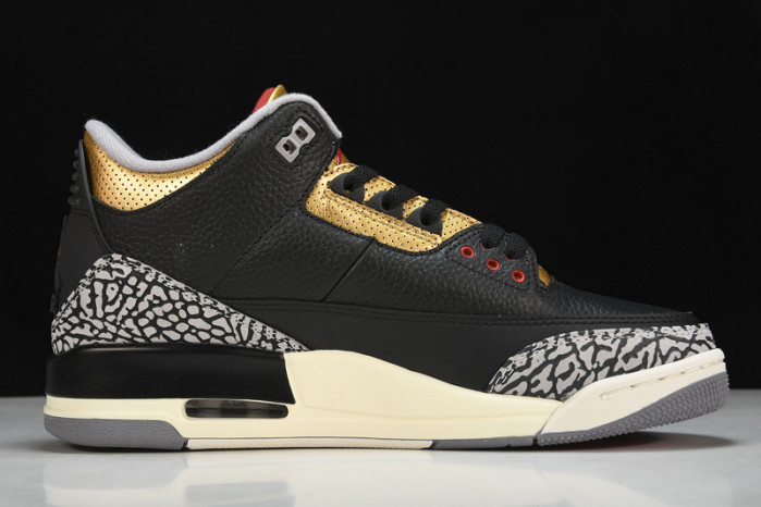 air jordan 3 “black gold” ck9246-067