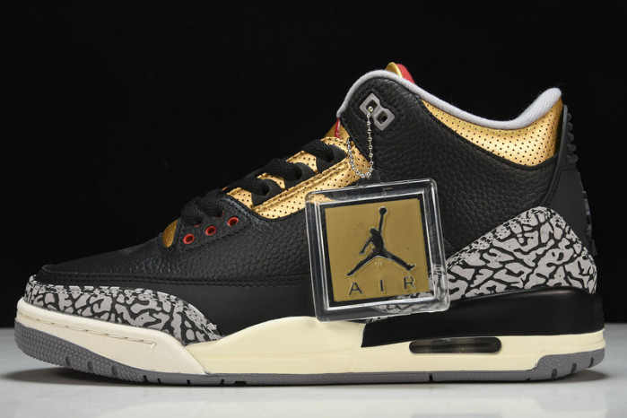 air jordan 3 “black gold” ck9246-067
