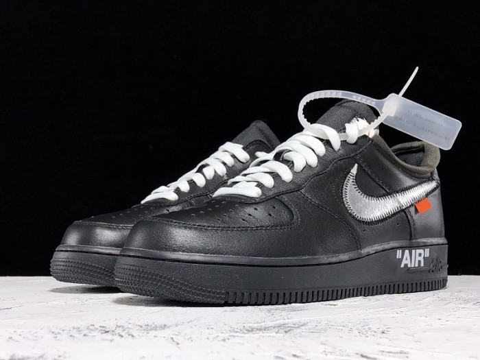 of x moma x nike air force 1 07 low black - av5210-001