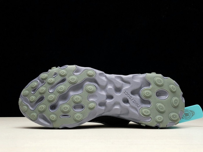 nike ispa react low black ar8555-001