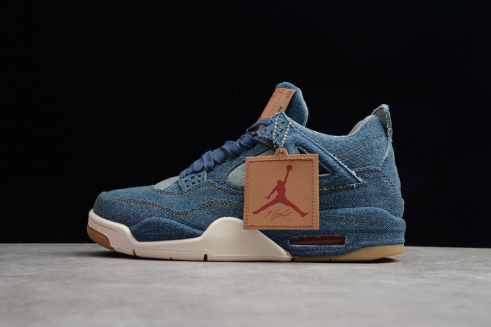 levi''s x nike air jordan 4 denim ao2571-401