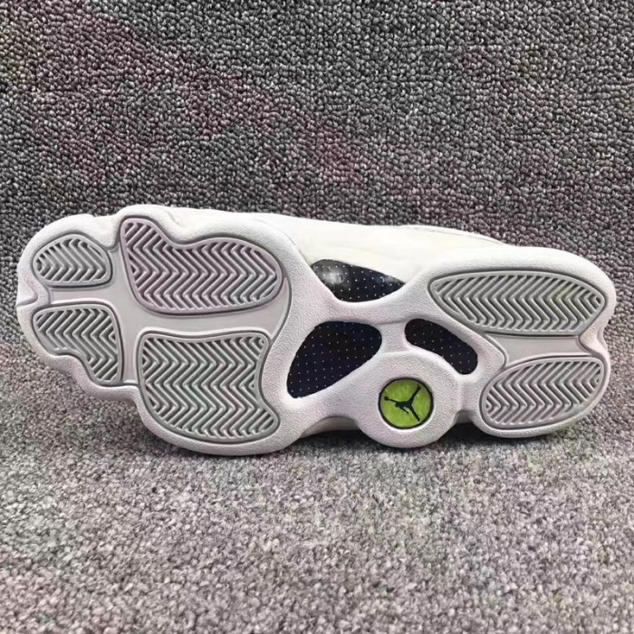 air jordan 13 low“pure money” white mens 310810-100