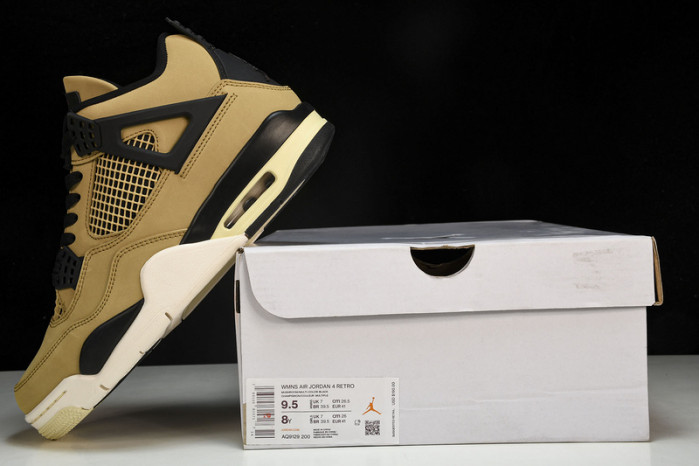 jordan 4 retro fossil aq9129-200