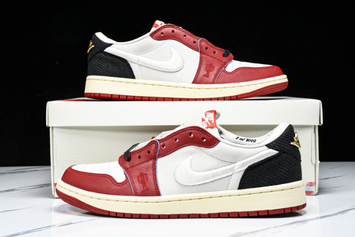 trophy room x air jordan 1 low og “rookie card: home” hv6157-100