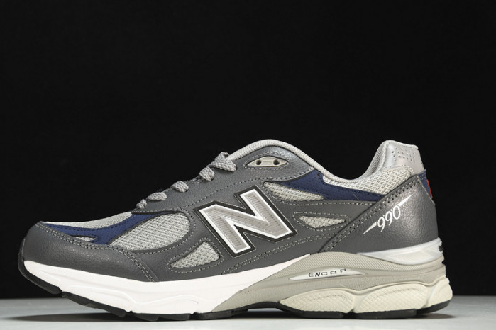 new balance 990v3 elephant grey navy m990gj3