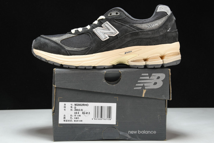 new balance 2002r black dark grey m2002rho