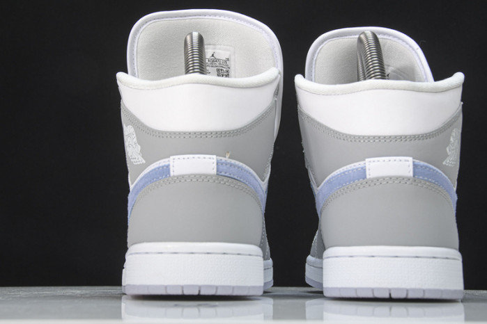 air jordan 1 mid wolf grey aluminum bq6472-105